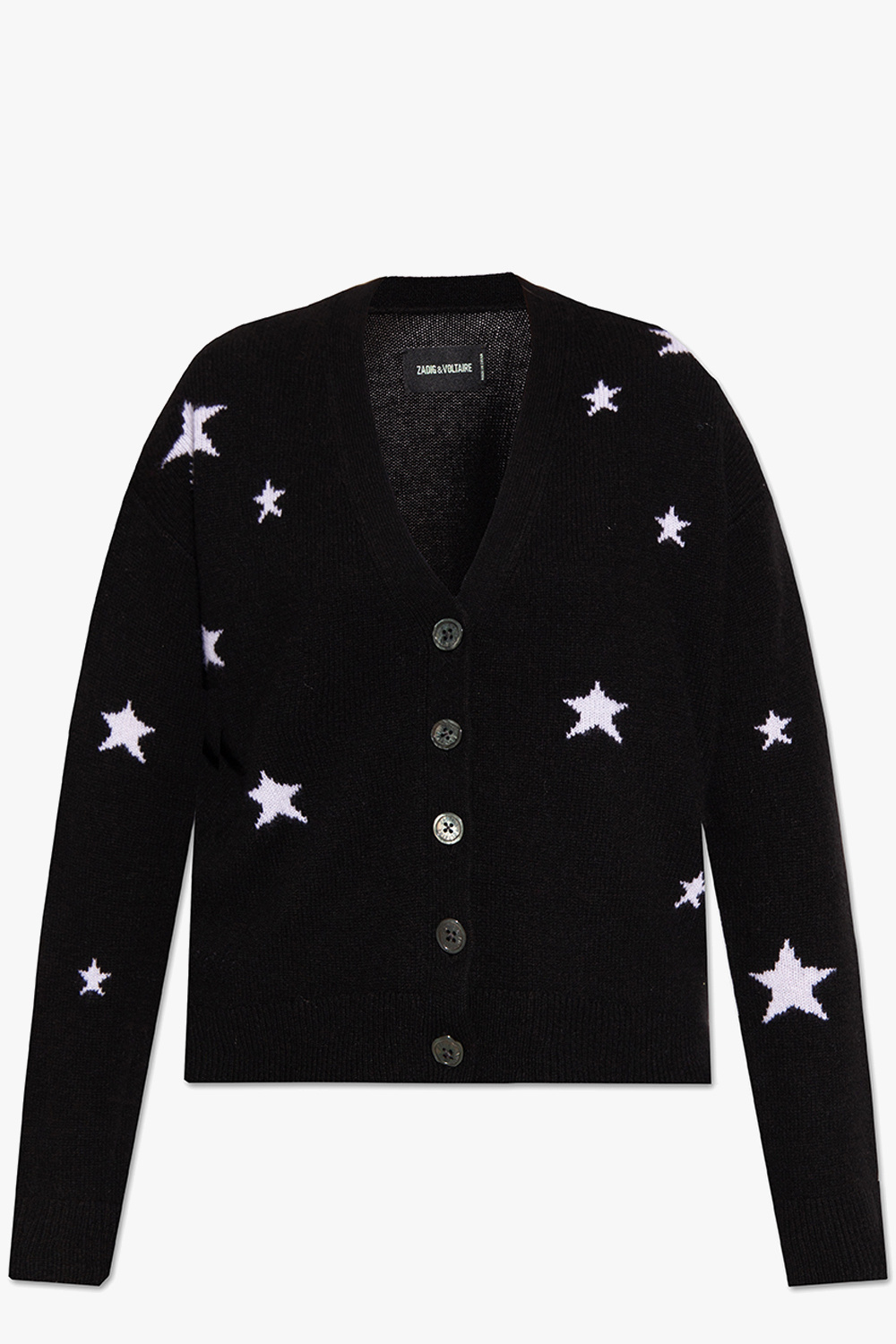 Black 'Mirka' cashmere cardigan Zadig & Voltaire